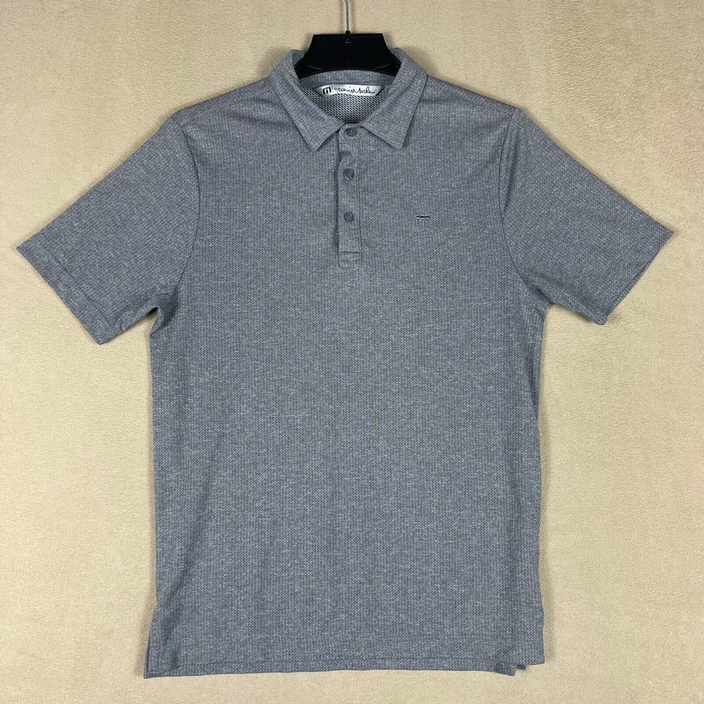Travis Mathew‎ Mens S Golf Polo Shirt Slit hem Regular Fit